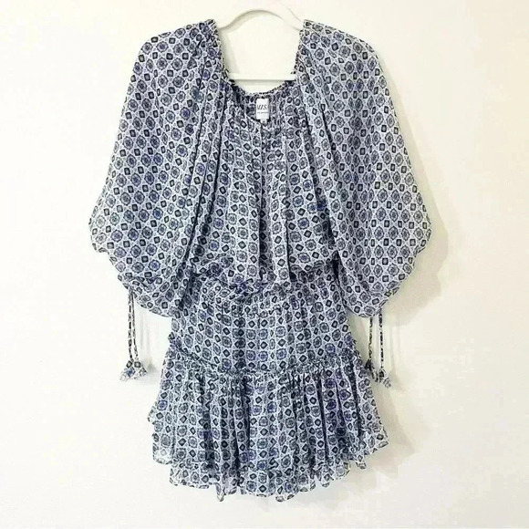 Misa Zonia Chiffon Mini Dress - Picture 4 of 7